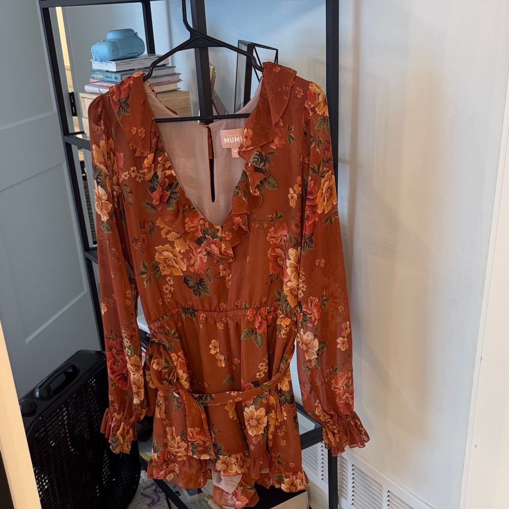 Show me your Mumu Floral Ruffle Romper